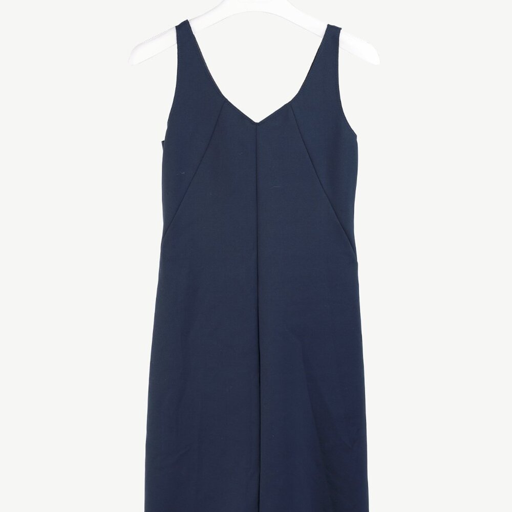 Marie Saint Pierre Navy Scuba Minimalist Dress